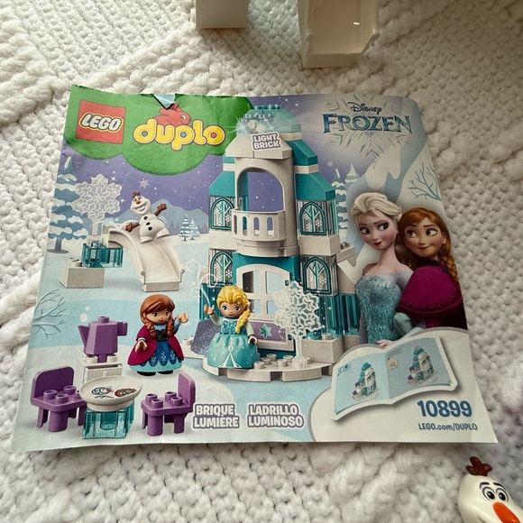 LEGO DUPLO Disney Princess Frozen Ice Castle 10899 Building Toy with Light Brick - Picture 4 of 10